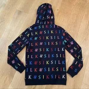 Sik silk blue hoodie on sale